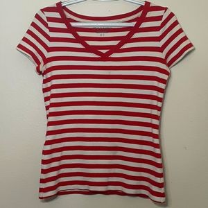 Red and White Stripped Shirt